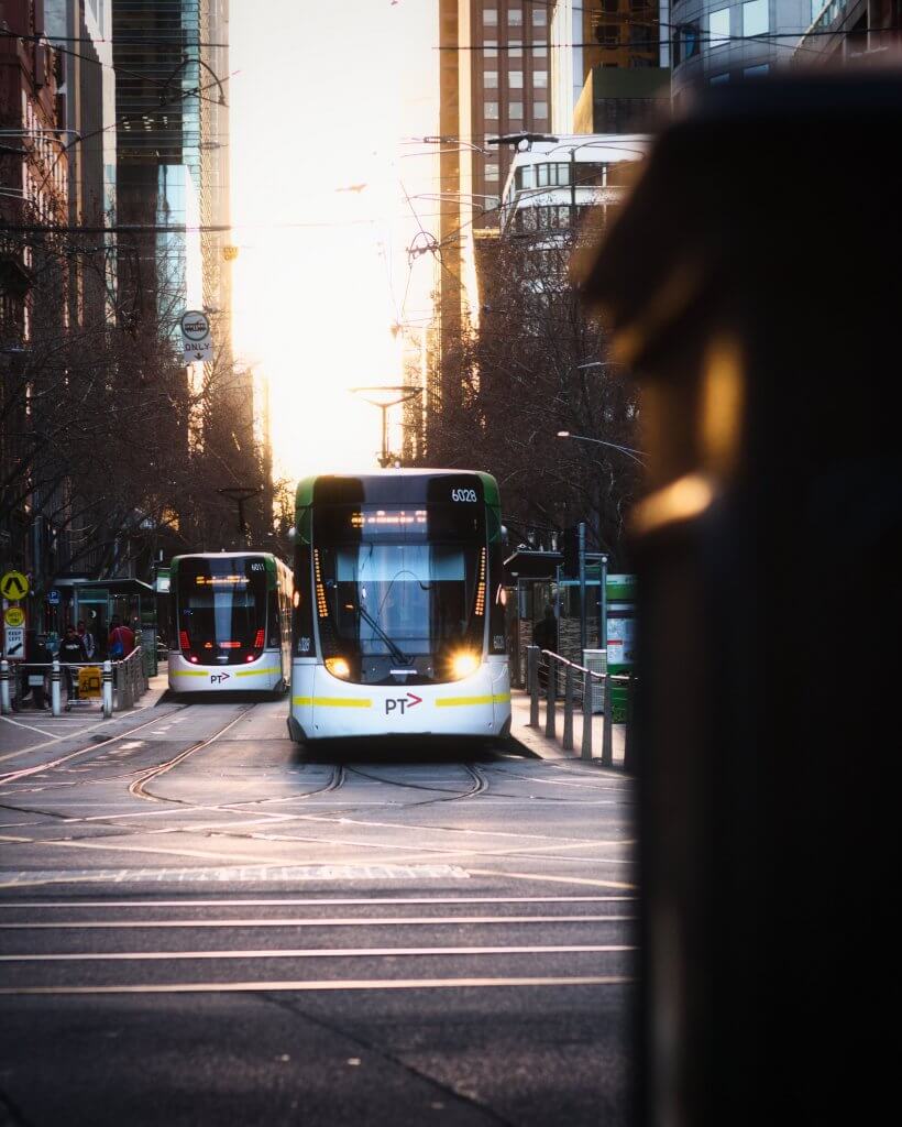 Tram to Docklands