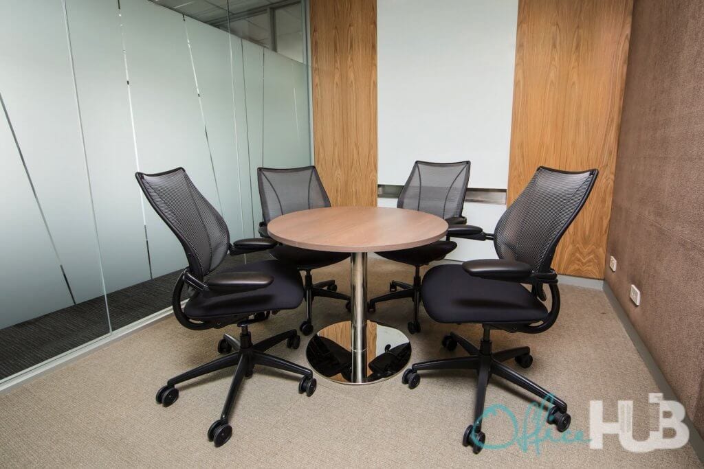 meeting room at compass serviced offices in melbourne