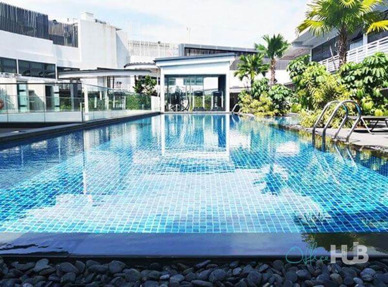 coworking space in singapore with swimming pool and lifestyle facilities